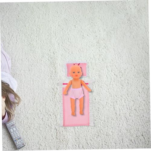 UPKOCH Miniatur Puppenbettwäsche Set mit Kissen und Bettlaken Weiche Langlebige Dollhouse Schlafzimmer Deko Geeignet für Puppenbetten Realistische Miniatur Bettwaren Zubehör UPKOCH Miniatur Puppenbettwäsche Set mit Kissen und Bettlaken Weiche Langlebige Dollhouse Schlafzimmer Deko Geeignet für Puppenbetten Realistische Miniatur Bettwaren Zubehör von UPKOCH