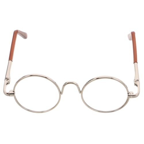 UPKOCH Miniatur Puppenbrille Rundes Gestell Silberfarben Leichtes DIY Accessoire für Puppenkostüme Puppenhaus Dekoration Fotorequisite Robust und Modisch UPKOCH Miniatur Puppenbrille Rundes Gestell Silberfarben Leichtes DIY Accessoire für Puppenkostüme Puppenhaus Dekoration Fotorequisite Robust und Modisch von UPKOCH