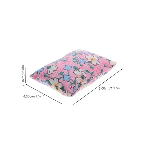UPKOCH Miniatur Puppenhaus Kissen Modell Kleines Sofa Dekokissen Kompaktes Mini Möbel Zubehör Realistische Stoffverarbeitung Perfektes Puppenmöbel Accessoire für Puppenhaus und DIY von UPKOCH