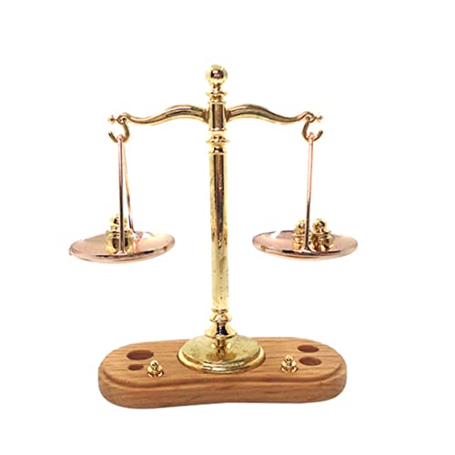 UPKOCH Miniatur Puppenhaus Küchenwaage Simulierte Kleine Detailreiches Zubehör für Puppenhausküche für Jungen und Mädchen Kreatives von UPKOCH