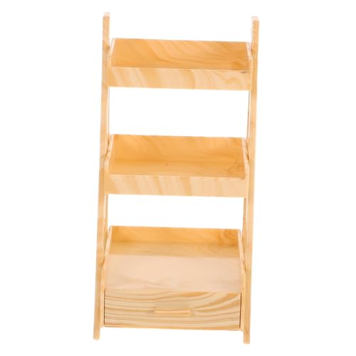 UPKOCH Miniatur Puppenhaus Möbel Kunststoff Aufbewahrungs und Displayregal Kompaktes Leichtes Miniatur Holzregal für Sammlerstücke Stilvolles Realistisches Design für Puppenhaus und UPKOCH Miniatur Puppenhaus Möbel Kunststoff Aufbewahrungs und Displayregal Kompaktes Leichtes Miniatur Holzregal für Sammlerstücke Stilvolles Realistisches Design für Puppenhaus und von UPKOCH