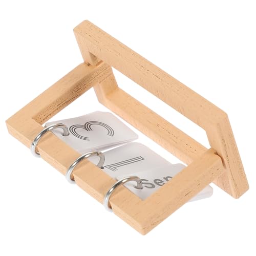 UPKOCH Miniatur Puppenhaus Tischkalender aus Holz Langlebiges Mini Desk Kalender Modell Kreative Miniatur Dekoration für Puppenhaus Zubehör Stabiles Flip Kalender Prop Accessoire UPKOCH Miniatur Puppenhaus Tischkalender aus Holz Langlebiges Mini Desk Kalender Modell Kreative Miniatur Dekoration für Puppenhaus Zubehör Stabiles Flip Kalender Prop Accessoire von UPKOCH