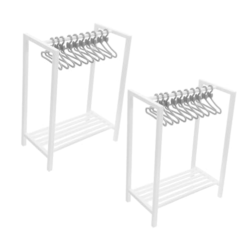 UPKOCH Miniatur Puppenkleiderständer mit Kleiderbügeln Stabiles Dollhouse Kleidung Rack Weißes Leichtes und Langlebiges für Puppenoutfit Organisation und Dekoratives Rollenspiel UPKOCH Miniatur Puppenkleiderständer mit Kleiderbügeln Stabiles Dollhouse Kleidung Rack Weißes Leichtes und Langlebiges für Puppenoutfit Organisation und Dekoratives Rollenspiel von UPKOCH
