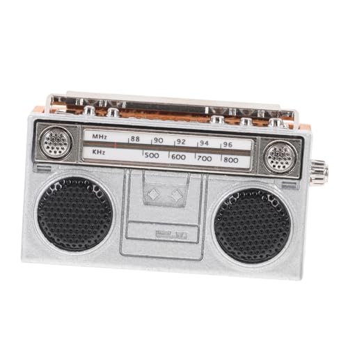 UPKOCH Zartes Mini-hausradio-Modell Miniatur-radiostatue Vintage-Radio-Spielzeug Für Puppenhaus-Szene UPKOCH Zartes Mini-hausradio-Modell Miniatur-radiostatue Vintage-Radio-Spielzeug Für Puppenhaus-Szene von UPKOCH