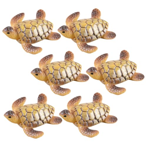 UPKOCH Tiny Turtles 6-teiliges Miniatur-schildkröten-Figuren-Set Aus Kunstharz Schildkröten-Ornamente Als Deko- UPKOCH Tiny Turtles 6-teiliges Miniatur-schildkröten-Figuren-Set Aus Kunstharz Schildkröten-Ornamente Als Deko- von UPKOCH