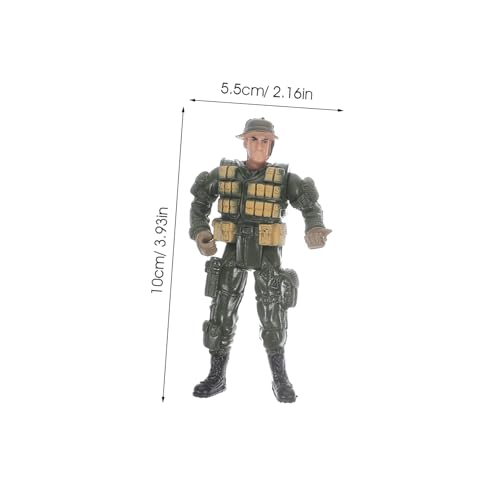UPKOCH Miniatur Soldatenmodelle Teiliges Realistische Kleine Figuren für Sandtisch Dekoration Sammlung und Spiel Detailreiche Militärische Miniaturen Vielseitig für Modellbau und Display von UPKOCH