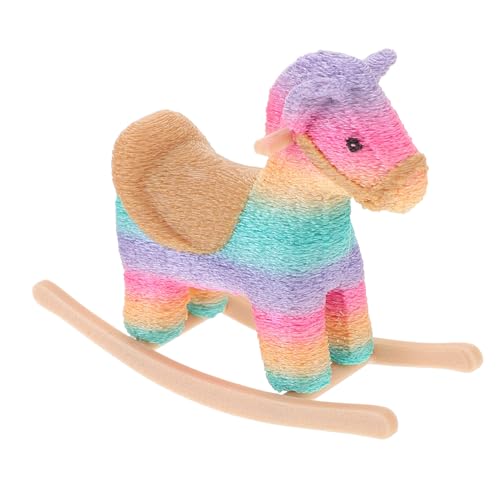 UPKOCH Miniatur -Szenenmöbel Holz holzspielzeug puppenhaus schaukelstuhl Puppenstuhl für Babys Puppenhaus-Pferdestuhl Miniaturen winzige Spielsachen Schaukelpferd aus Holz pla UPKOCH Miniatur -Szenenmöbel Holz holzspielzeug puppenhaus schaukelstuhl Puppenstuhl für Babys Puppenhaus-Pferdestuhl Miniaturen winzige Spielsachen Schaukelpferd aus Holz pla von UPKOCH