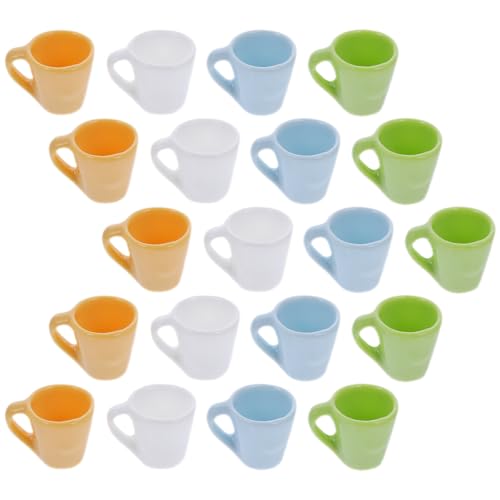 UPKOCH Miniatur-Becher-Set 20 Stück Mini- -Becher Miniatur-kaffeetassen Harz Mini-teetasse Requisiten UPKOCH Miniatur-Becher-Set 20 Stück Mini- -Becher Miniatur-kaffeetassen Harz Mini-teetasse Requisiten von UPKOCH