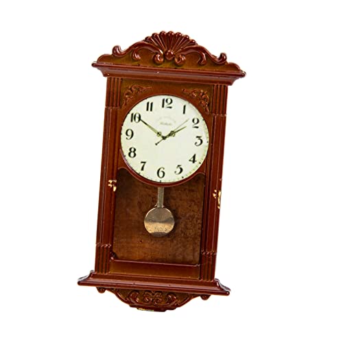 UPKOCH Miniatur-Vintage-römische Uhr Puppenhaus Uhr Puppenhausmöbel Miniatur Miniaturmöbel Mini-Uhren Puppenstubenmöbel Puppenmöbel Brown Metall UPKOCH Miniatur-Vintage-römische Uhr Puppenhaus Uhr Puppenhausmöbel Miniatur Miniaturmöbel Mini-Uhren Puppenstubenmöbel Puppenmöbel Brown Metall von UPKOCH