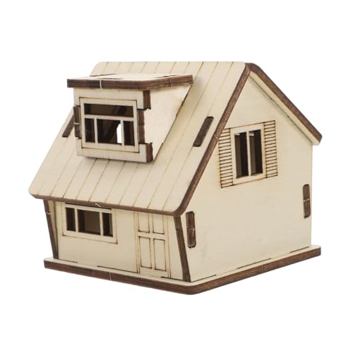 UPKOCH Miniaturhaus Hausmodellbausatz Handwerkshaus Aus Holz Holzhausfiguren -modellbausatz Mini-hausbausatz Kindermöbelzubehör Kleines Holzhaus Holzhandwerkshaus Khaki Hölzern UPKOCH Miniaturhaus Hausmodellbausatz Handwerkshaus Aus Holz Holzhausfiguren -modellbausatz Mini-hausbausatz Kindermöbelzubehör Kleines Holzhaus Holzhandwerkshaus Khaki Hölzern von UPKOCH