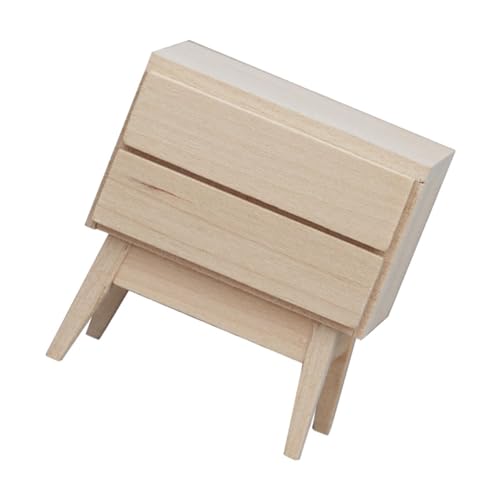 UPKOCH Miniaturmöbelmodell Artikel verstellbare Schaufensterpuppe Ganzkörper esszimmermöbel Dekoration bastelset basteln Puppenhausschrank Küchenschränke für Puppenstuben hölzern Beige von UPKOCH