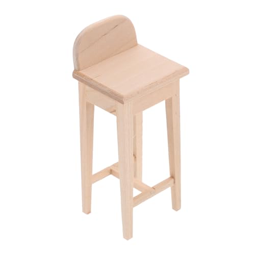 UPKOCH Miniaturstuhl für Puppenhaus Hochstuhl Modell Möbel Dekoration für DIY Mini Häuser und Foto Requisiten Mini Dekoration für Kreative Projekte Leicht und Tragbar UPKOCH Miniaturstuhl für Puppenhaus Hochstuhl Modell Möbel Dekoration für DIY Mini Häuser und Foto Requisiten Mini Dekoration für Kreative Projekte Leicht und Tragbar von UPKOCH