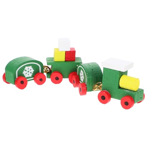 UPKOCH Minizug Geburt Bausätze Dekorationen Urlaub Weihnachts präsente Weihnachten Holzzug kreative Zugdekoration Dekoration der Zugszene hölzern Green UPKOCH Minizug Geburt Bausätze Dekorationen Urlaub Weihnachts präsente Weihnachten Holzzug kreative Zugdekoration Dekoration der Zugszene hölzern Green von UPKOCH