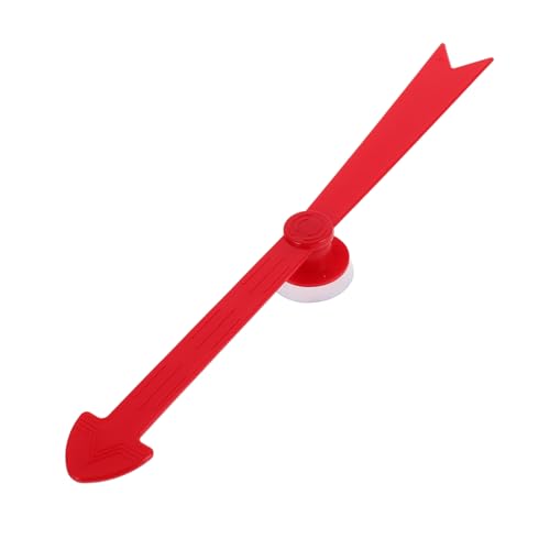 UPKOCH Mit Saugnäpfen Saugspinner -Spiel Spiel Saugspielzeug Für Babys Für Babys Für Den Unterricht Mathe- Pfeilspinner Rot Plastik von UPKOCH