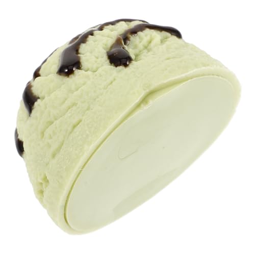 UPKOCH Modell Einer Eiskugel Eisform künstliches eisig Miniatureis Party Zapfen Eiskugeln-Vitrine-Requisite -Requisiten Eiscrememodell simulierte Eiskugeln PVC Grün UPKOCH Modell Einer Eiskugel Eisform künstliches eisig Miniatureis Party Zapfen Eiskugeln-Vitrine-Requisite -Requisiten Eiscrememodell simulierte Eiskugeln PVC Grün von UPKOCH