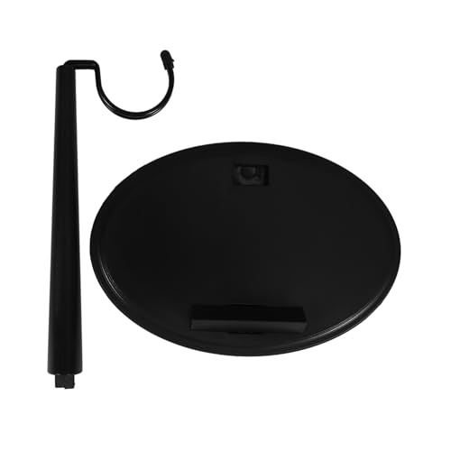 UPKOCH Modellständer Puppenhaus Steht Film Anzeige Stand Inhaber Zubehör Halter Figur Mini Vertikaler Puppenständer Puppenregal Stützrahmen Für Puppen Black Plastik von UPKOCH