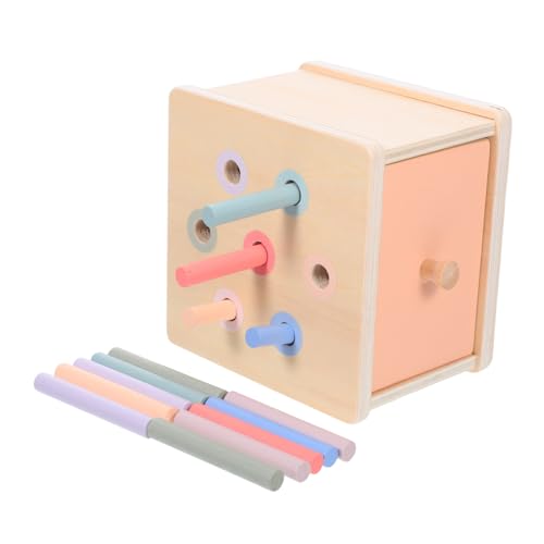 UPKOCH Montessori Bildungsspielzeug Montessori sensorisches -Aktivitätsspielzeug Farbsortierer-Spiel Vorschullernspielzeug Farbsortierspiel Montessori Holzspielzeug hölzern von UPKOCH