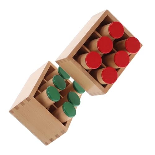UPKOCH Montessori Holz Auditory für Konzentration Training Intellektuelles Entwicklungsspielzeug Logisches Denken Sensorisches Lernspielzeug Ab Jahren von UPKOCH