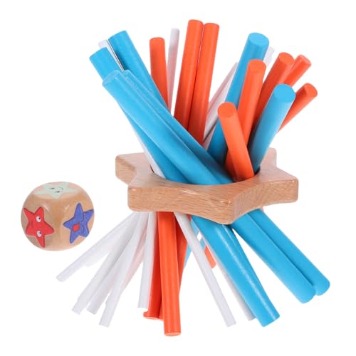 UPKOCH Montessori Holzspiel Balance Geduld Trainingsspiel Buntes Holzstäbchen Lernspielzeug Für Familie Party Reise UPKOCH Montessori Holzspiel Balance Geduld Trainingsspiel Buntes Holzstäbchen Lernspielzeug Für Familie Party Reise von UPKOCH