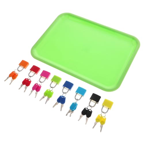UPKOCH Montessori Lernspielzeug Set Bunte Schloss Set mit Tablett Pädagogisches für Kleinkinder zur Logisches Denken und Soziale Fähigkeiten von UPKOCH