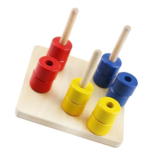 UPKOCH Montessori Stapelturm Lernspielzeug Farben Vertikale Ringe Kognitive Motorikspielzeug für Kleinkinder und Vorschulkinder UPKOCH Montessori Stapelturm Lernspielzeug Farben Vertikale Ringe Kognitive Motorikspielzeug für Kleinkinder und Vorschulkinder von UPKOCH