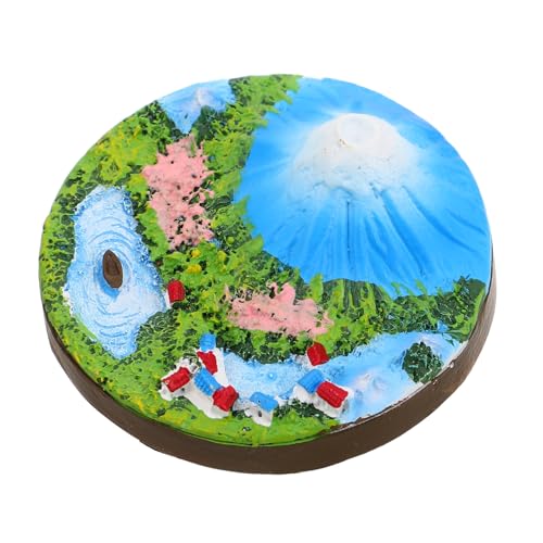 UPKOCH Mount Fuji Kleine Ornamente Deko Micro Landscape Ornamente Skulpturen Wohnkultur Miniaturstatue Heimtextilien Für Wohnzimmer Bergmodell Gefälschter Bonsai-Berg Harz von UPKOCH