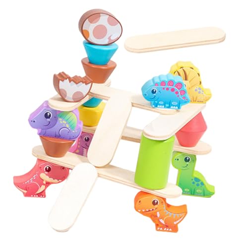 UPKOCH Multifunktionales Holz Balance Stapelspielzeug Dinosaurier für Kleinkinder Pädagogisches Motorikspiel Feinmotorik Kreativität und Sozialer Interaktion UPKOCH Multifunktionales Holz Balance Stapelspielzeug Dinosaurier für Kleinkinder Pädagogisches Motorikspiel Feinmotorik Kreativität und Sozialer Interaktion von UPKOCH