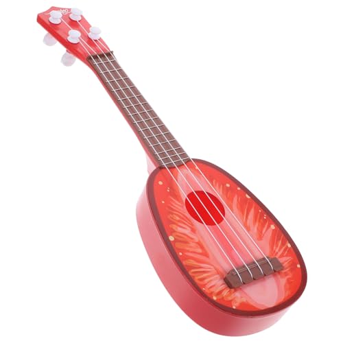 UPKOCH Konzert-Ukulele Für Jungen Und Mädchen Ukulelenspielzeug 4 Saiten Übungs-Ukulele Für Jungen Und Mädchen E-gitarrenspielzeug Musikinstrumente Für Jungen Und Mädchen Lernspielzeug von UPKOCH