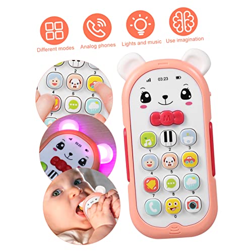 UPKOCH Musikspielzeug Kleinkinder Telefon Musical Kleinkindspielzeug Telefon -Telefon Handyspielzeug für Babys -Telefonspielzeug -Handy Abs Rosa UPKOCH Musikspielzeug Kleinkinder Telefon Musical Kleinkindspielzeug Telefon -Telefon Handyspielzeug für Babys -Telefonspielzeug -Handy Abs Rosa von UPKOCH