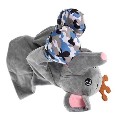 UPKOCH Niedliche Tier Handpuppe mit Soundeffekt Interaktives für Partys und Eltern Junge Mädchen Spiele ohne Batterien mit Elefant Design von UPKOCH