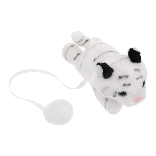 UPKOCH Niedlicher Tiger Stofftier Plüschtier Kleiner Tiger Stofftier Tiger Stofftiere Kleiner Ausgestopfter Tiger Dschungel Thema Party Gastgeschenke Cartoon Tiger Plüsch Magnet von UPKOCH