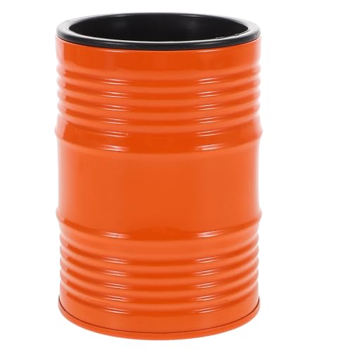 UPKOCH Ölfass-Siebbecher Würfelschüttler Spielwürfelbecher Lügner Würfelspiel Würfelbecher für Rollenspiele Würfelstapelbecher Würfelbecher aus Eisen Party Würfelbecher Plastik Orange von UPKOCH