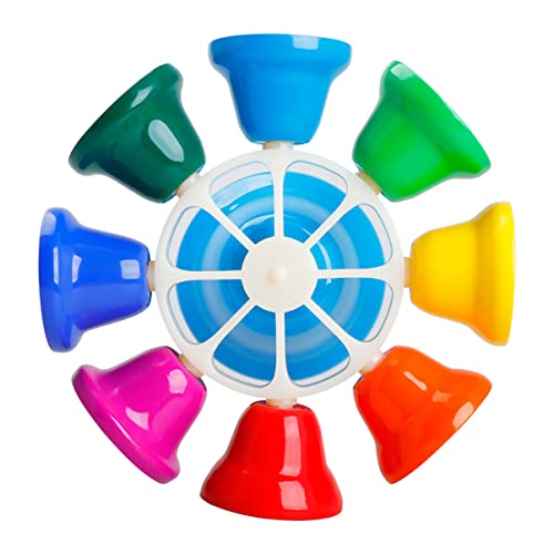 UPKOCH Oktavrotierende Glocke kinderinstrumente die Uhr niebelungenlied spielzeuge Lernspielzeug für mit acht Tönen Metall Colorful UPKOCH Oktavrotierende Glocke kinderinstrumente die Uhr niebelungenlied spielzeuge Lernspielzeug für mit acht Tönen Metall Colorful von UPKOCH
