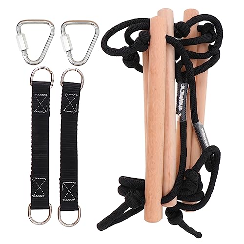 UPKOCH Holzleiterspielzeug Outdoor-leiterspielzeug Kletter-erholungsspielzeug Für Jungen/mädchen Kinderspielzeugleiter Schaukel-strickleiter Kinderkletterspielzeug von UPKOCH