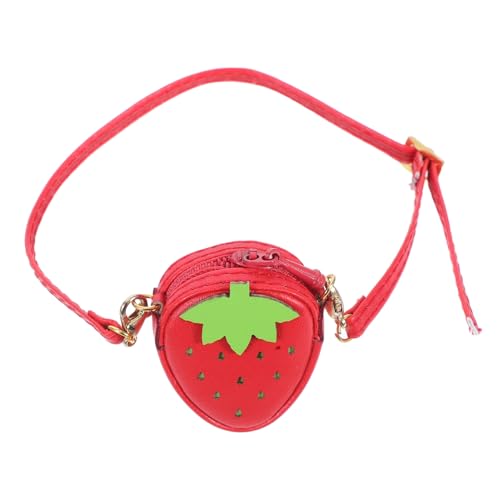 UPKOCH PU Mini Umhängetasche für Puppen Verstellbarer Riemen Kleine Rote Erdbeer Handtasche Puppenzubehör Geldbörse für Puppenkleidung UPKOCH PU Mini Umhängetasche für Puppen Verstellbarer Riemen Kleine Rote Erdbeer Handtasche Puppenzubehör Geldbörse für Puppenkleidung von UPKOCH