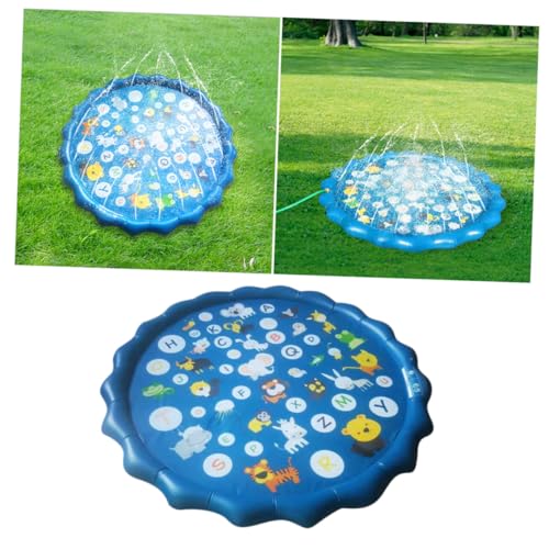 UPKOCH PVC Sprinkler Matte für Dicker Aufblasbarer Wasserspiel Outdoor Mattenkissen mit Tiermuster rutschfest Geeignet für Garten Sommer Wasserspaß und Pools UPKOCH PVC Sprinkler Matte für Dicker Aufblasbarer Wasserspiel Outdoor Mattenkissen mit Tiermuster rutschfest Geeignet für Garten Sommer Wasserspaß und Pools von UPKOCH