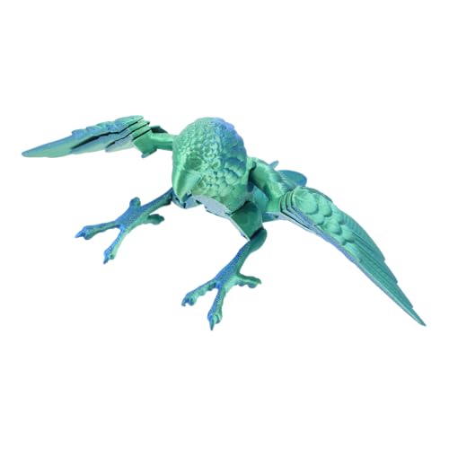 UPKOCH Papagei-Modell Vogelfiguren Papageienspielzeug papagei kinderspielzeug Papageienfiguren realistisches Papageienmodell Vogeltiere Plastik Green von UPKOCH