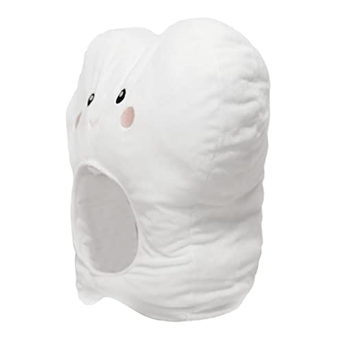 UPKOCH Novelty Plüsch Zahn Hut Kostüm Für Karneval Foto-requisiten Und Cosplay Lustige Party-kopfbedeckung Aus Weichem Material Für Halloween Und Feste Geeignet von UPKOCH