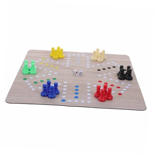 UPKOCH Personen Flugschach Spielset mit Rutschfester Gummimatte Tragbares Brettspiel für Strategisches Denken Lernspiel Planung Entscheidungsfindung und Kognitiver Entwicklung von UPKOCH