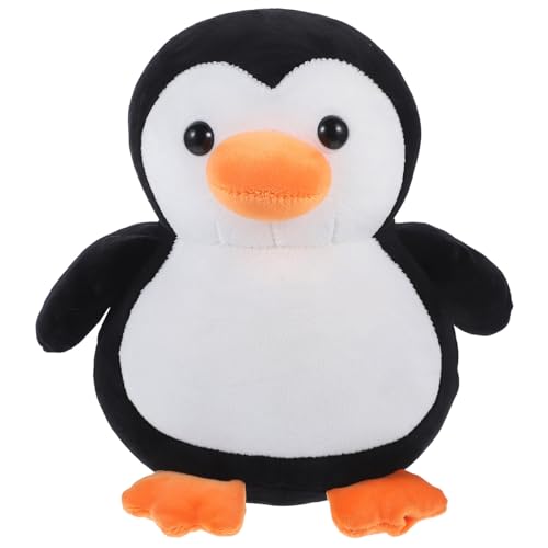 UPKOCH Pinguin-Puppe Deko Stofftier Kleines Kuscheltier - Pinguinspielzeug Ausgestopfter Pinguin Tierspielzeug Ausgestopftes Pp Baumwolle Schwarz von UPKOCH