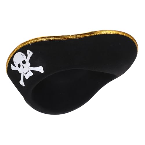 UPKOCH Halloween Piratenhut Mit Goldenen Akzenten Kreatives Kostümzubehör Für Karneval Und Themenpartys Für Erwachsene UPKOCH Halloween Piratenhut Mit Goldenen Akzenten Kreatives Kostümzubehör Für Karneval Und Themenpartys Für Erwachsene von UPKOCH