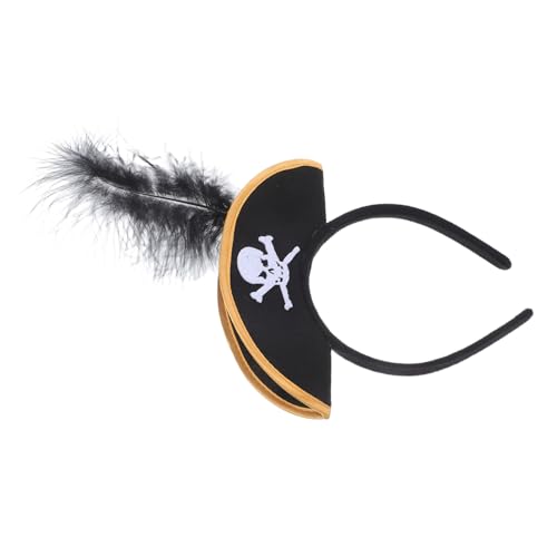 UPKOCH Piratenhut Stirnband Mit Verstellbarem Design Authentisches Piratenkostüm Zubehör Für Halloween Karneval Und Kostümpartys von UPKOCH