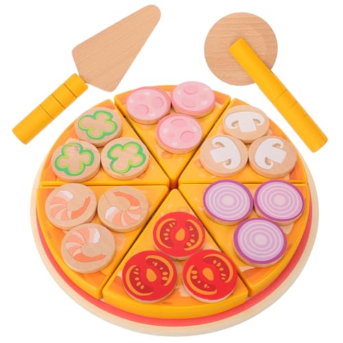 UPKOCH Pizzaspielzeug für Party lehrreich vorgeben Babys kinderküche holzspielzeug Der Pizzastand Pizzastücke zum Pizzarad Kuchenspielzeug aus Holz Essen hölzern UPKOCH Pizzaspielzeug für Party lehrreich vorgeben Babys kinderküche holzspielzeug Der Pizzastand Pizzastücke zum Pizzarad Kuchenspielzeug aus Holz Essen hölzern von UPKOCH