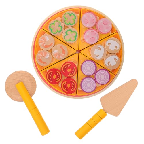 UPKOCH Pizzaspielzeug vorgeben küchenspielzeug für kinderküche küche Holzspielzeug für Pretend Play Holzpizzas kleine Lebensmittelspielzeuge hölzern UPKOCH Pizzaspielzeug vorgeben küchenspielzeug für kinderküche küche Holzspielzeug für Pretend Play Holzpizzas kleine Lebensmittelspielzeuge hölzern von UPKOCH