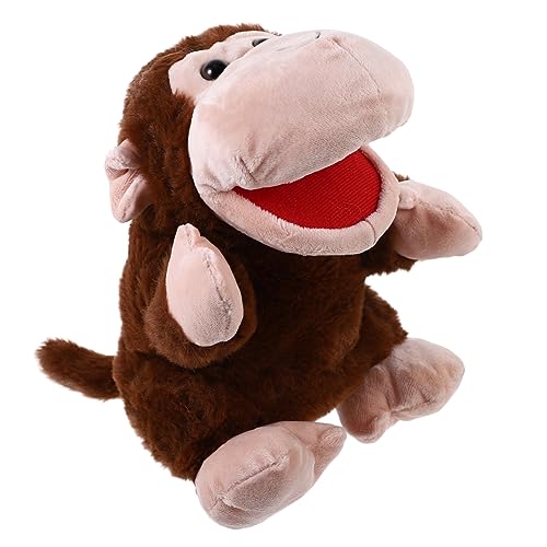 UPKOCH Plüsch AFFE Handpuppe mit Beweglichem Mund Weiches Plüschtier Handpuppe für Interaktives Geschichtenerzählen Kleines Tragbares Tier Handpuppenspielzeug UPKOCH Plüsch AFFE Handpuppe mit Beweglichem Mund Weiches Plüschtier Handpuppe für Interaktives Geschichtenerzählen Kleines Tragbares Tier Handpuppenspielzeug von UPKOCH