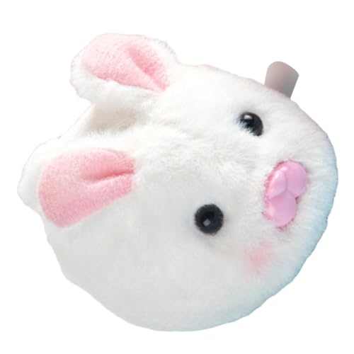 UPKOCH Plüsch Aufziehspielzeug Kleines Wind up Tier Weißes Kuscheltier Hase Laufendes Spielmechanismus Geschenk Ostergeschenk für Junge Mädchen Ab Jahren von UPKOCH