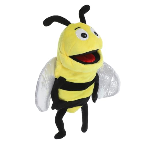 UPKOCH Plüsch Bienen Handpuppe für Interaktive Tierhandpuppe aus Weichem Plüsch mit Beweglichem Mund für Geschichtenerzählen und Kreatives UPKOCH Plüsch Bienen Handpuppe für Interaktive Tierhandpuppe aus Weichem Plüsch mit Beweglichem Mund für Geschichtenerzählen und Kreatives von UPKOCH