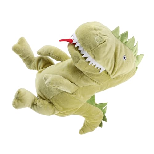 UPKOCH Plüsch Dinosaurier Handpuppe Cartoon Stofftier für Jahre Storytelling Interaktives Puppentheater für Kindergarten und Zuhause von UPKOCH