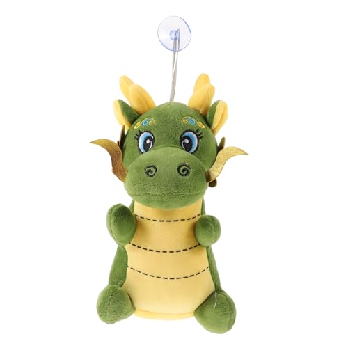 UPKOCH Plüsch Drache Puppe mit Saugnapf Neujahrsmascotte Kawaii Stofftier Glücksbringer für Zuhause Auto Feng Shui UPKOCH Plüsch Drache Puppe mit Saugnapf Neujahrsmascotte Kawaii Stofftier Glücksbringer für Zuhause Auto Feng Shui von UPKOCH
