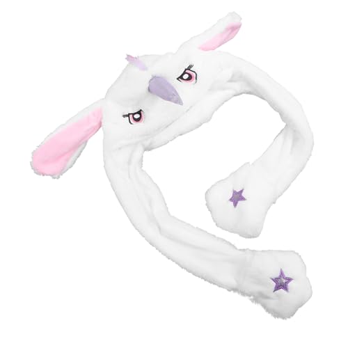 UPKOCH Plüsch Einhorn Mütze Cartoon Kostüm Accessoire mit Beweglichen Ohren Komfortabel Party Fasching Karneval Verkleidung UPKOCH Plüsch Einhorn Mütze Cartoon Kostüm Accessoire mit Beweglichen Ohren Komfortabel Party Fasching Karneval Verkleidung von UPKOCH